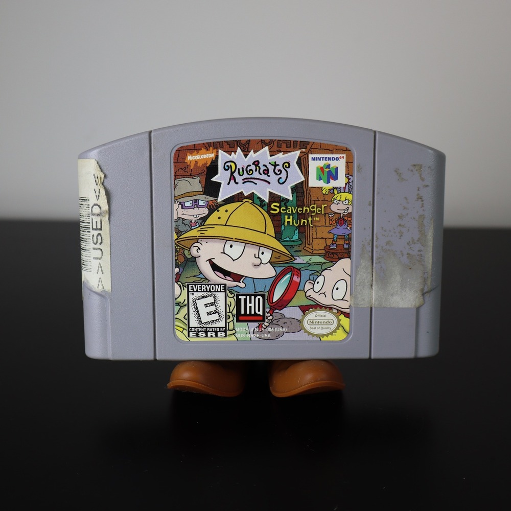 Rugrats Scavenger Hunt (Nintendo 64, N64, 2000) Game Cartridge Tested Working